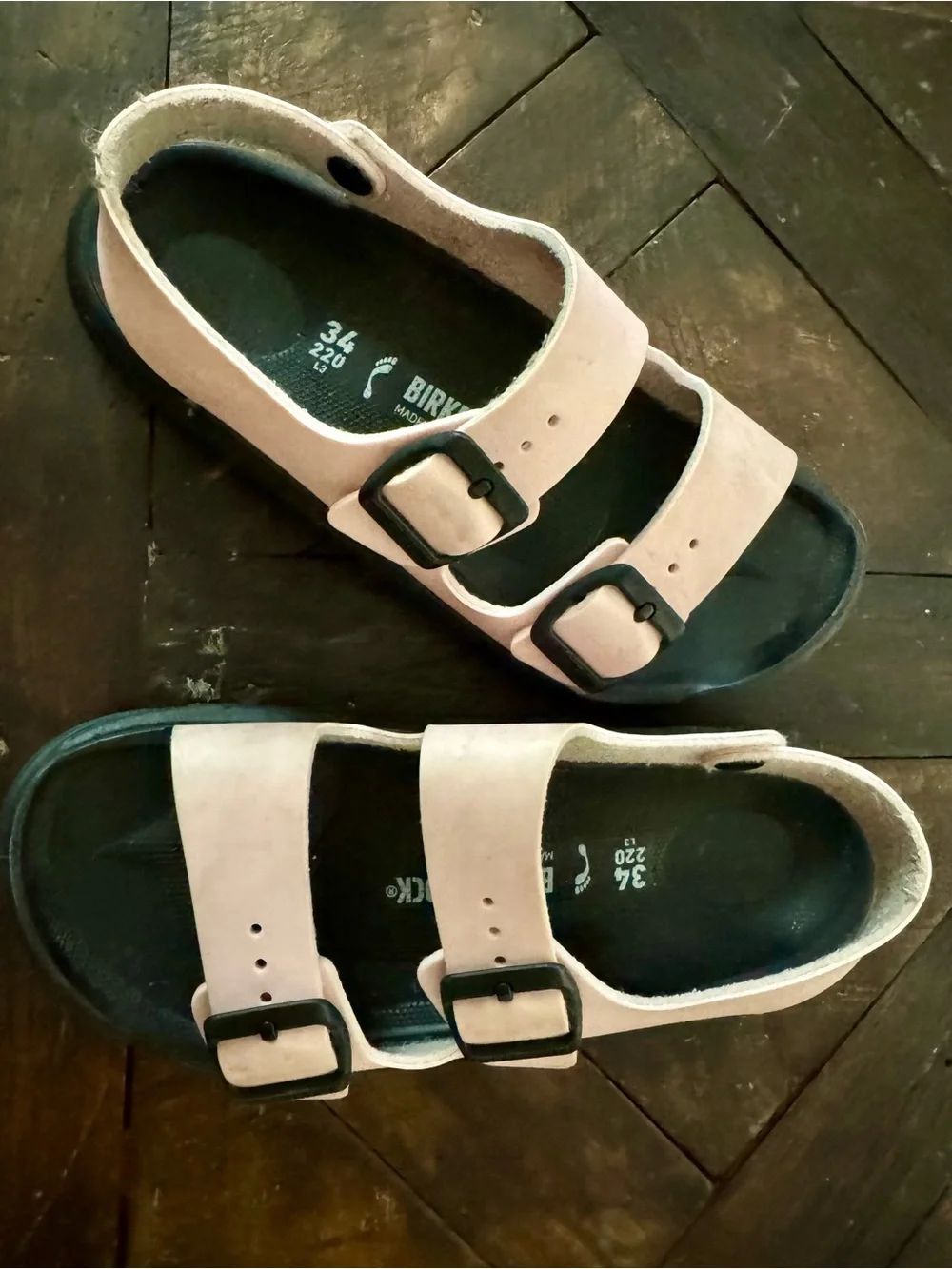 Light Pink 34 Birkenstock Kids Milano Sandals